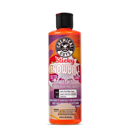 Chemical Guys Sticky Snowball Snow Foam Auto Wash - 16oz
