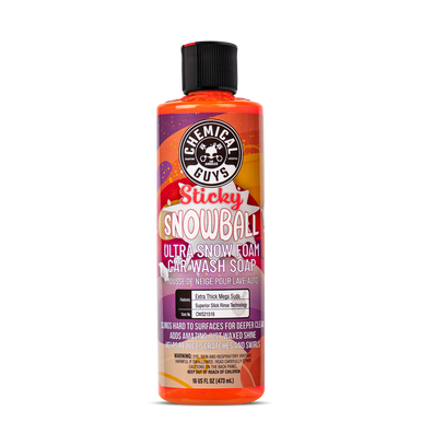 Chemical Guys Sticky Snowball Snow Foam Auto Wash - 16oz - Case of 6 - CWS21516