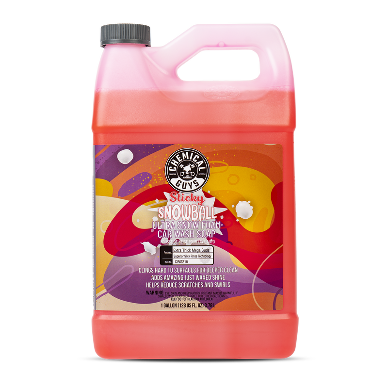 Chemical Guys Sticky Snowball Snow Foam Auto Wash - 1 Gallon