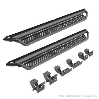 Go Rhino 2022 Ford Maverick Dominator Extreme D1 SideSteps - Complete Kit (SideStep + Brackets) - D14030T
