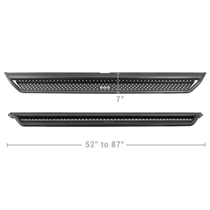 Go Rhino 2022 Ford Maverick Dominator Extreme D1 SideSteps - Complete Kit (SideStep + Brackets) - D14030T - Dimensions