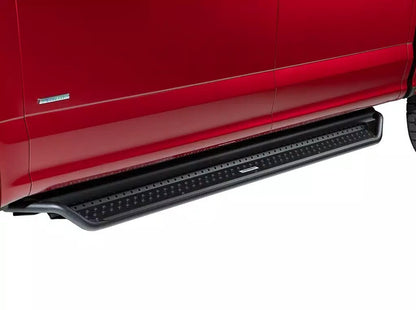 Go Rhino Dominator Extreme D1 Side Steps w/ Brackets For 2006-20 Toyota Tacoma - Tex Blk - 68in - Installed
