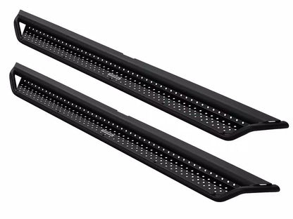 Go Rhino Dominator Extreme D1 Side Steps w/ Brackets For 2006-20 Toyota Tacoma - Tex Blk - 68in
