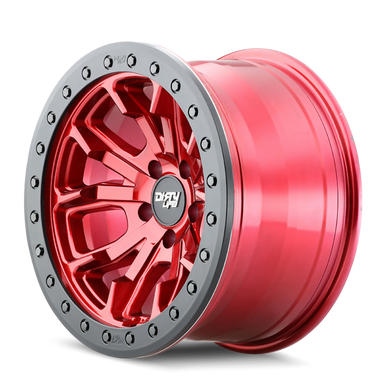 Dirty Life 9303 DT-1 17x9 / 5x127 BP / -12mm Offset / 78.1mm Hub Crimson Candy Red Wheel - 9303-7973R12