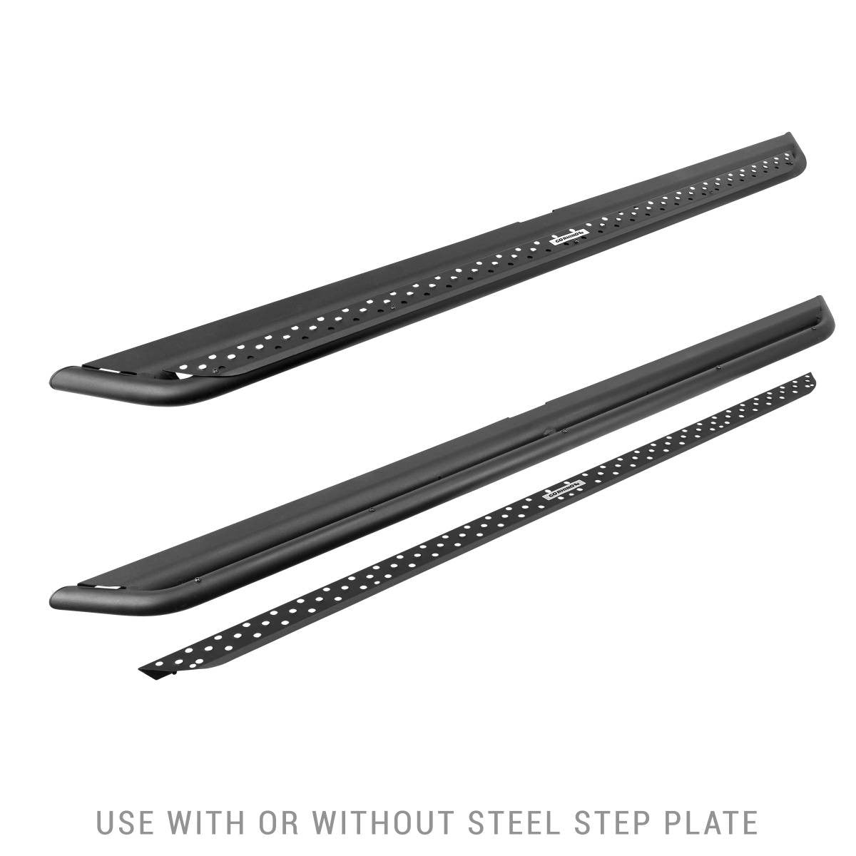Go Rhino 2021+ Ford Bronco Dominator Extreme Side Steps w/Brackets - Textured Black - DSS4131T