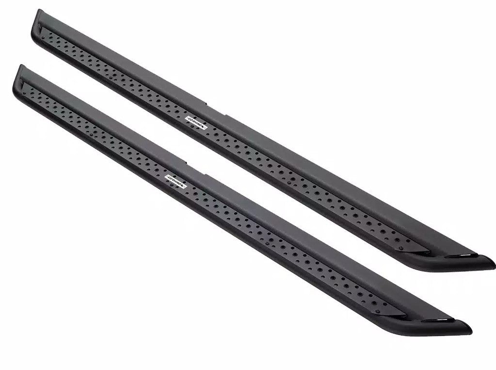Go Rhino Dominator Xtreme DSS SideSteps w/ Brackets For 2024 Toyota Tacoma Double Cab - Texture Black