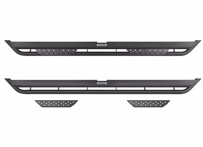 Go Rhino Dominator Xtreme DT SideSteps w/ Brackets For 2024 Toyota Tacoma Double Cab - Texture Black 