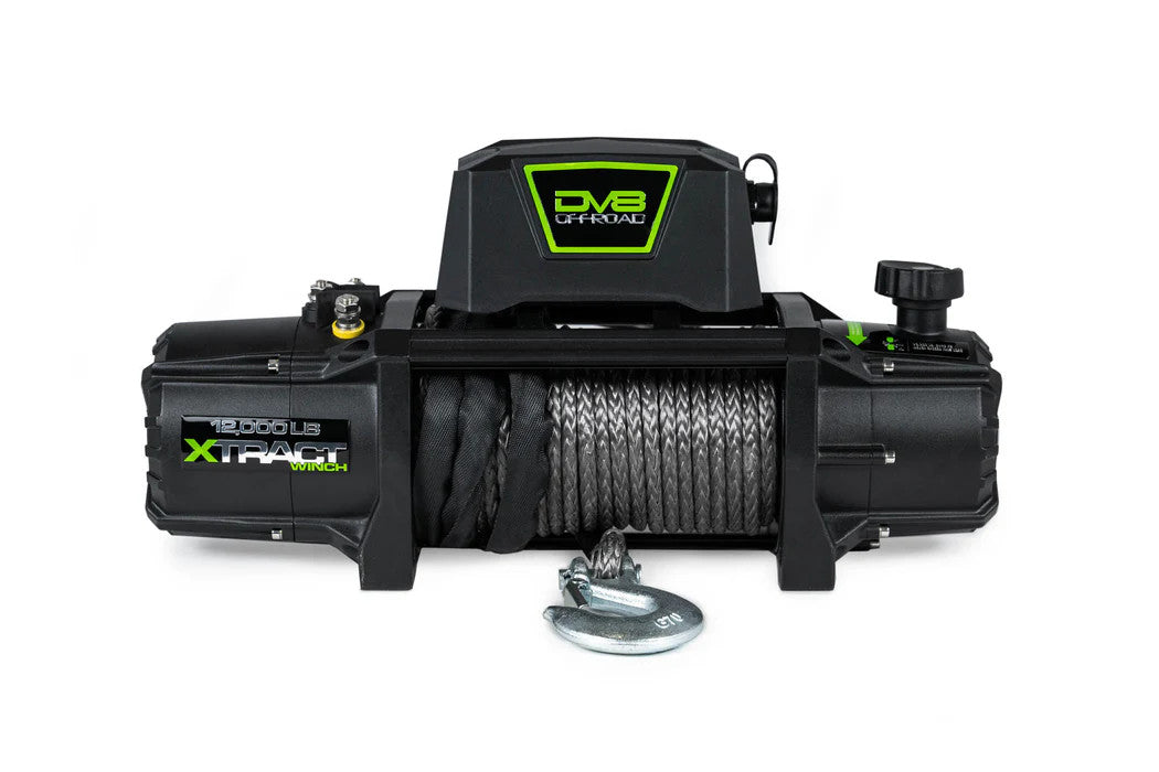 DV8 Xtract 12k Synthetic Rope Winch - WB12K-SR