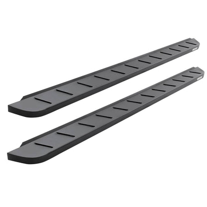 Go Rhino 2022 Toyota Tundra DC 4dr Kit w/RB10 Running Board + Brkts + 4 RB10 Drop Steps - Tex. Blk - 6344358020PC
