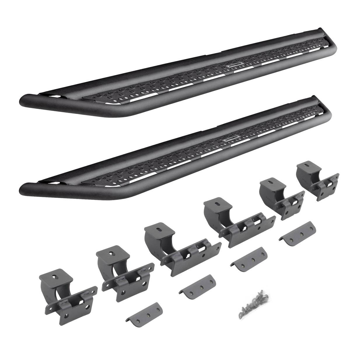 Go Rhino 22-24 Ford Maverick Dominator Xtreme D6 SideSteps Complete Kit w/SideStep + Brkts - D64030T
