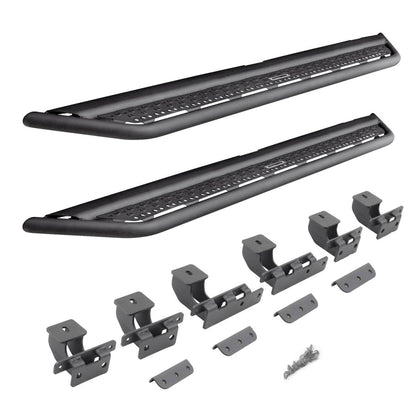 Go Rhino 22-24 Ford Maverick Dominator Xtreme D6 SideSteps Complete Kit w/SideStep + Brkts - D64030T