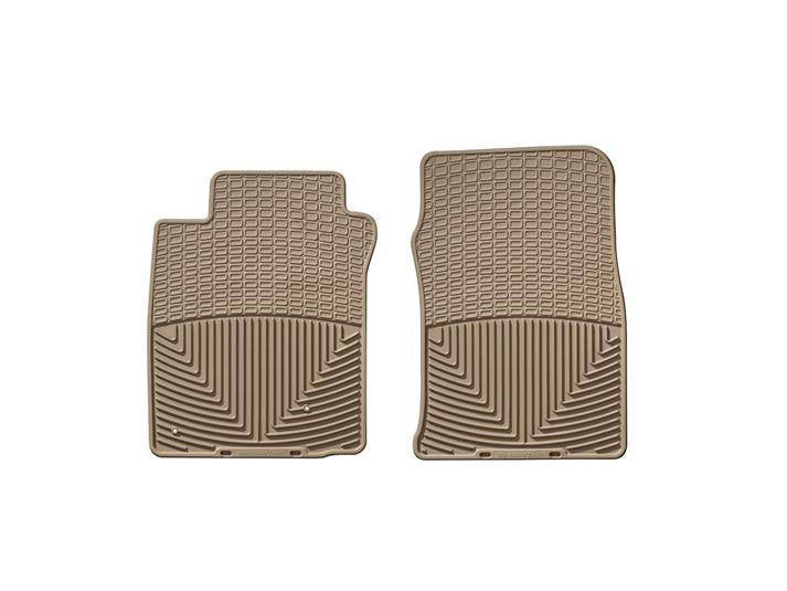 WeatherTech 00-05 Hyundai Accent Front Rubber Mats - Tan - W39TN