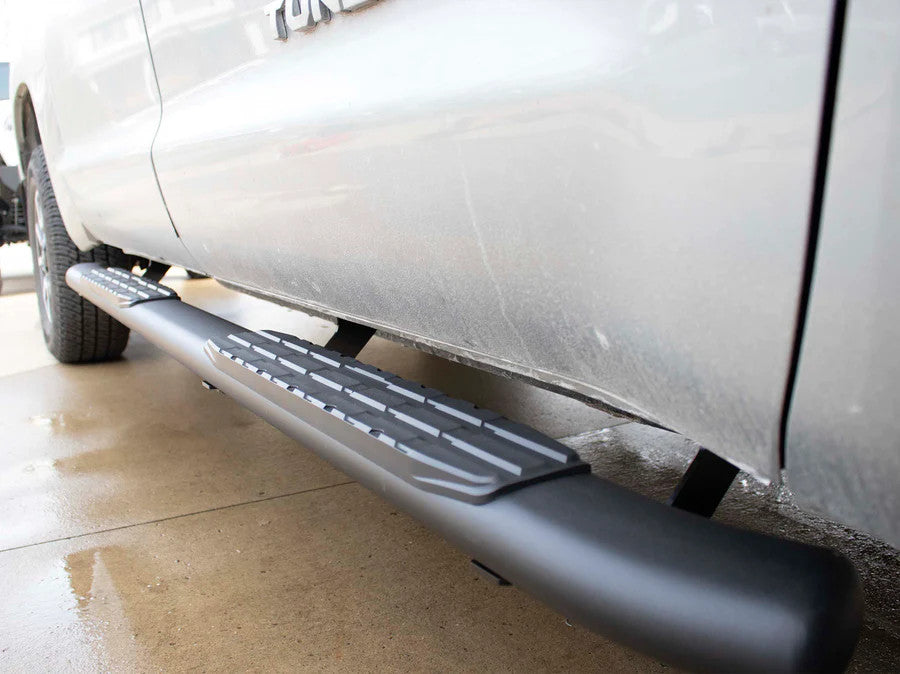 Fishbone Offroad 07-21 Toyota Tundra Crew Max Cab Oval Side Steps - Black Textured - FB21387