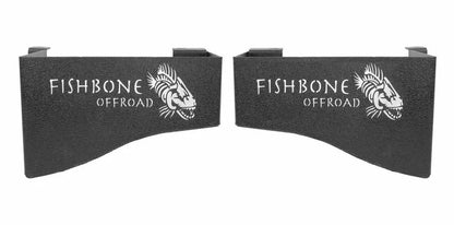 Fishbone Offroad 07-18 Jeep Wrangler JK 4 DR WheelWell Storage Bin - Black Textured Powdercoat Steel - FB25081