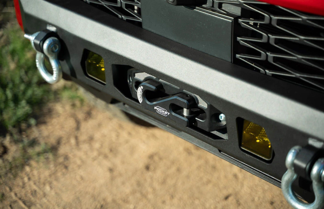 DV8 Offroad Centric Series Winch Front Bumper For 2014-24 Toyota 4Runner - Close Up
