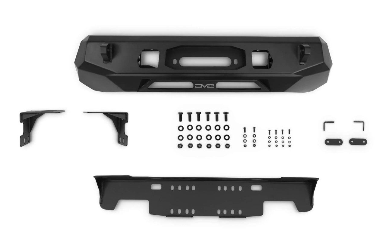 DV8 Center Mount Winch Front Bumper For 2016-23 Toyota Tacoma