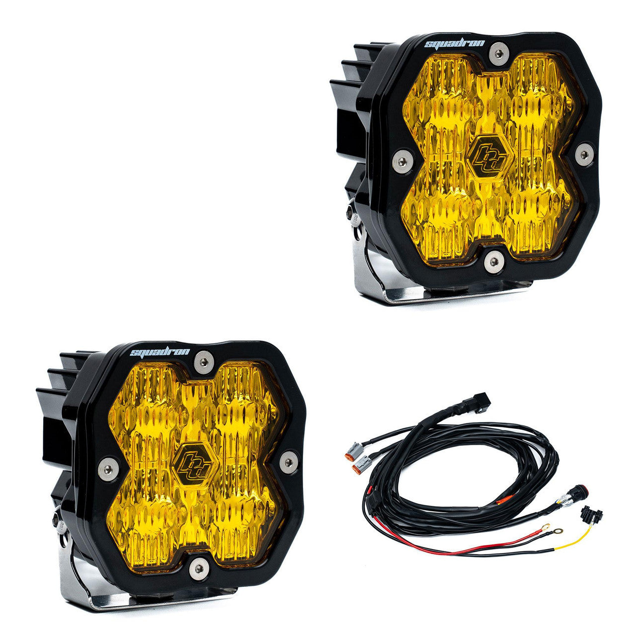 Baja Designs Squadron 2.0 Sport LED Spot (Pair) - Baja Amber - 5578112