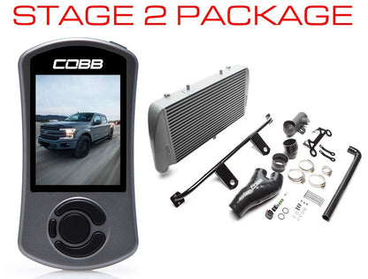 Cobb 17-19 Ford F-150 EcoBoost 3.5L Stage 2 Power Package w/TCM (No Intake) - Silver