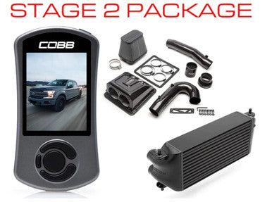 COBB 17-19 Ford F-150 Ecoboost 3.5L w/TCM Redline CF Pwr Pkg - Black (Factory Loc. I/C) - FOR0060S20BK-TCM-RED