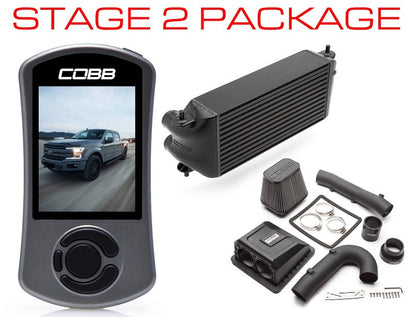 Cobb 17-19 Ford F-150 EcoBoost 3.5L Stage 2 Power Package w/TCM - Black