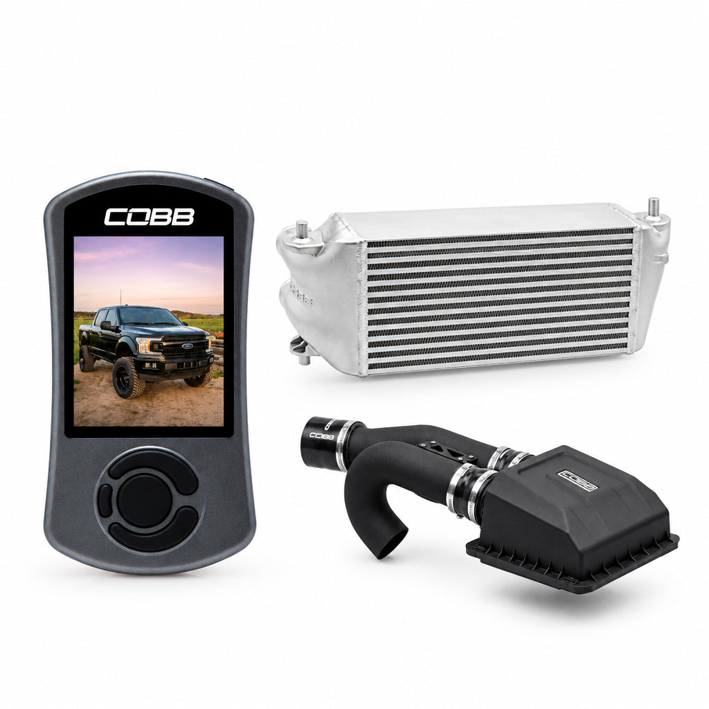 COBB Stage 2 Power Package For 2020 Ford F-150 (Factory Location Intercooler) - Silver