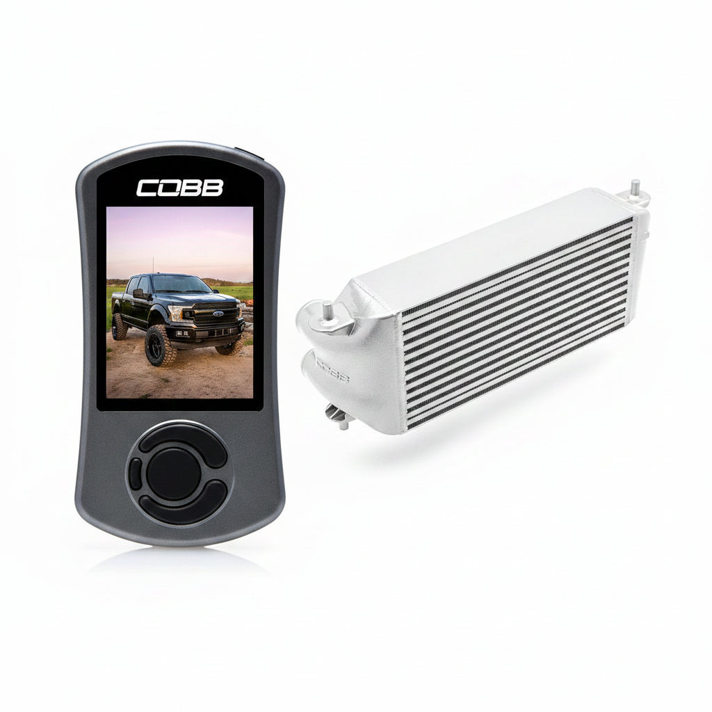 COBB Stage 2 Power Package (Factory Loc. I/C + NO INTAKE) For 2020 Ford F-150 Ecoboost 3.5L - Silver