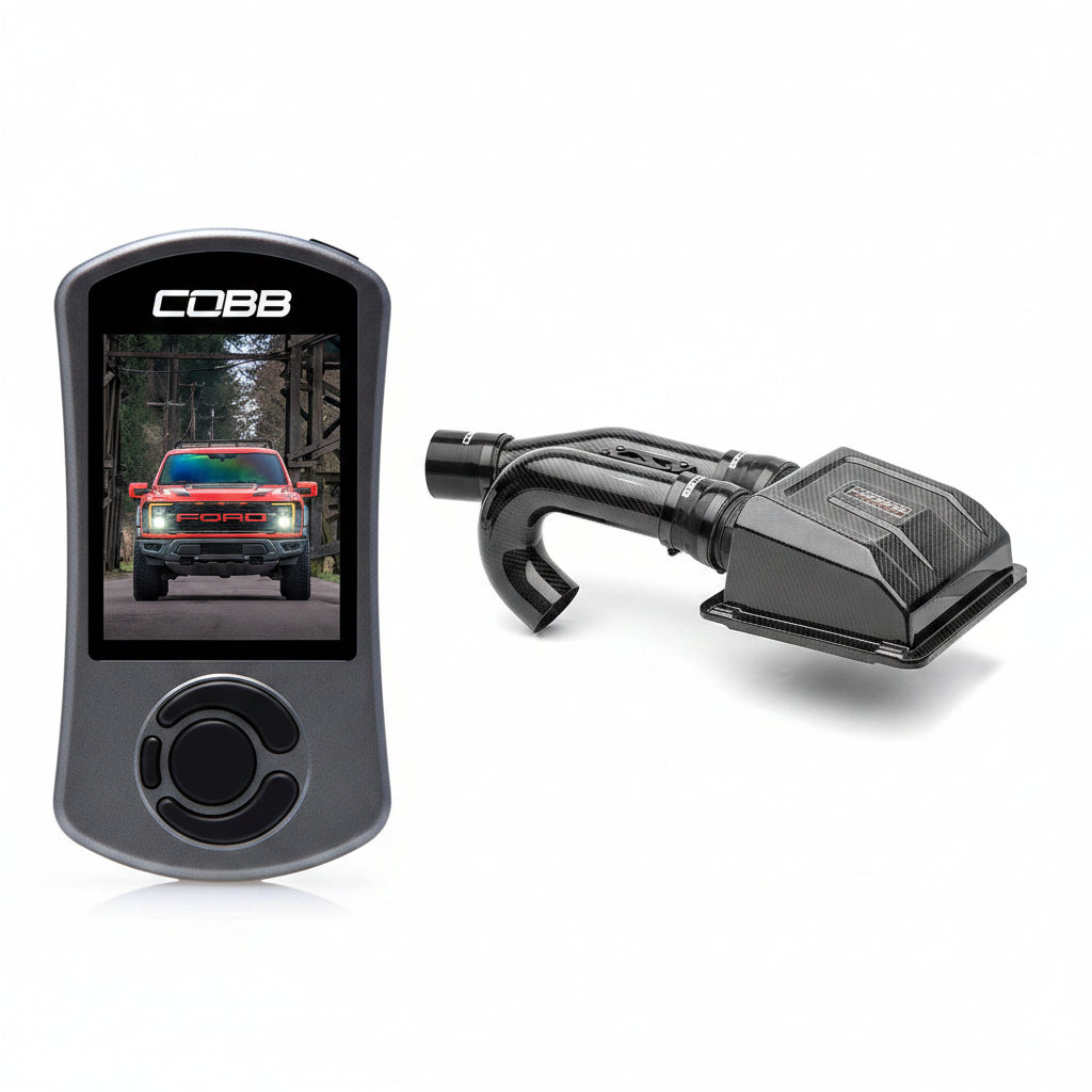 COBB Stage 1+ Redline Carbon Fiber Power Package For 2021-23 Ford F-150 Raptor
