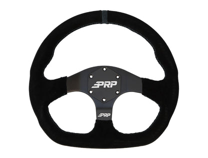 PRP Suede D-Shape Steering Wheel - Blue - G251