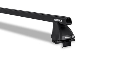 Rhino-Rack 04-08 Ford F150 4 Door Pick Up Heavy Duty 2500 2 Bar Roof Rack - Black - JA4870