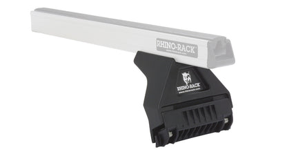 Rhino-Rack 18-21 Jeep Wrangler 2 Door SUV Heavy Duty RL110 2 Bar Roof Rack - Black - JB1612