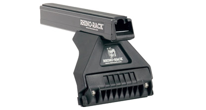 Rhino-Rack 80-90 Toyota Land Cruiser 4 Door 4WD SUV Heavy Duty RL110 2 Bar Roof Rack - Black - JA0799