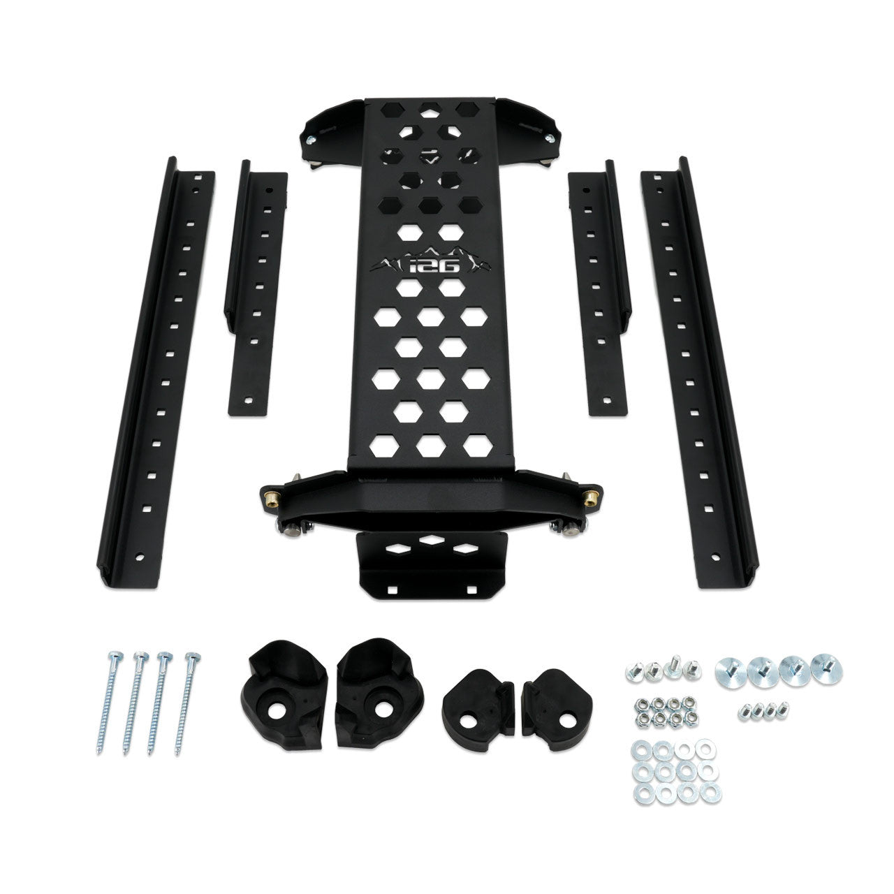 IAG EZ-Guide Door Storage System for 2021+ Ford Bronco 2/4DR - Front Door Parts Layout