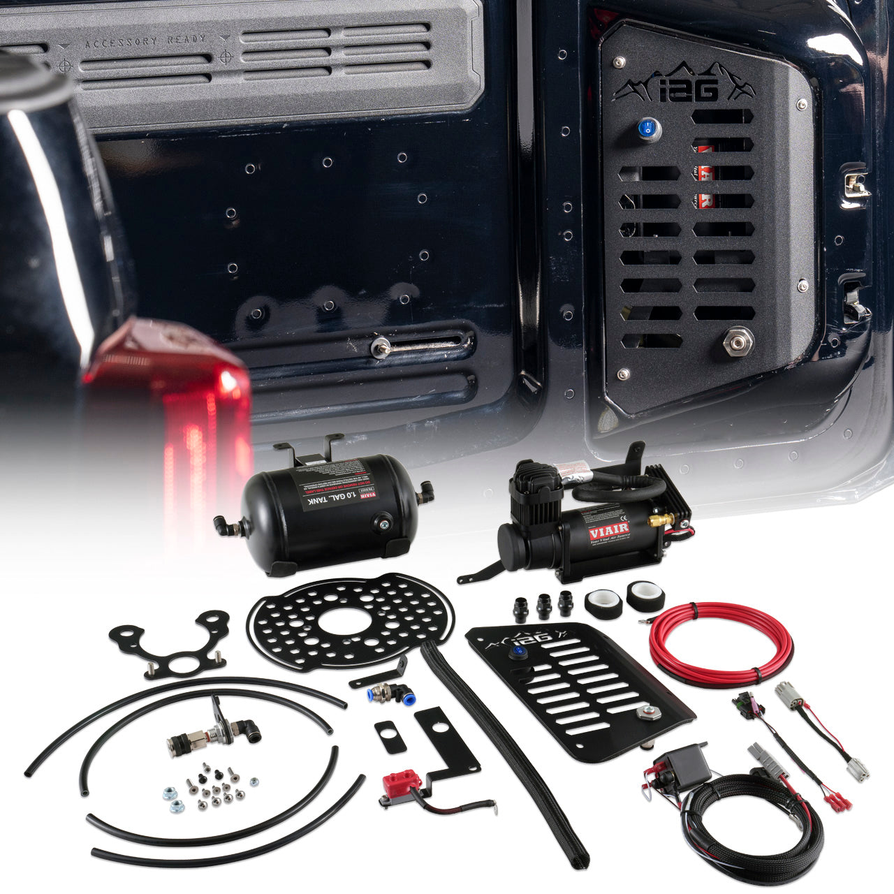 IAG Off-Road Tailgate Air Compressor System 2021+ Ford Bronco