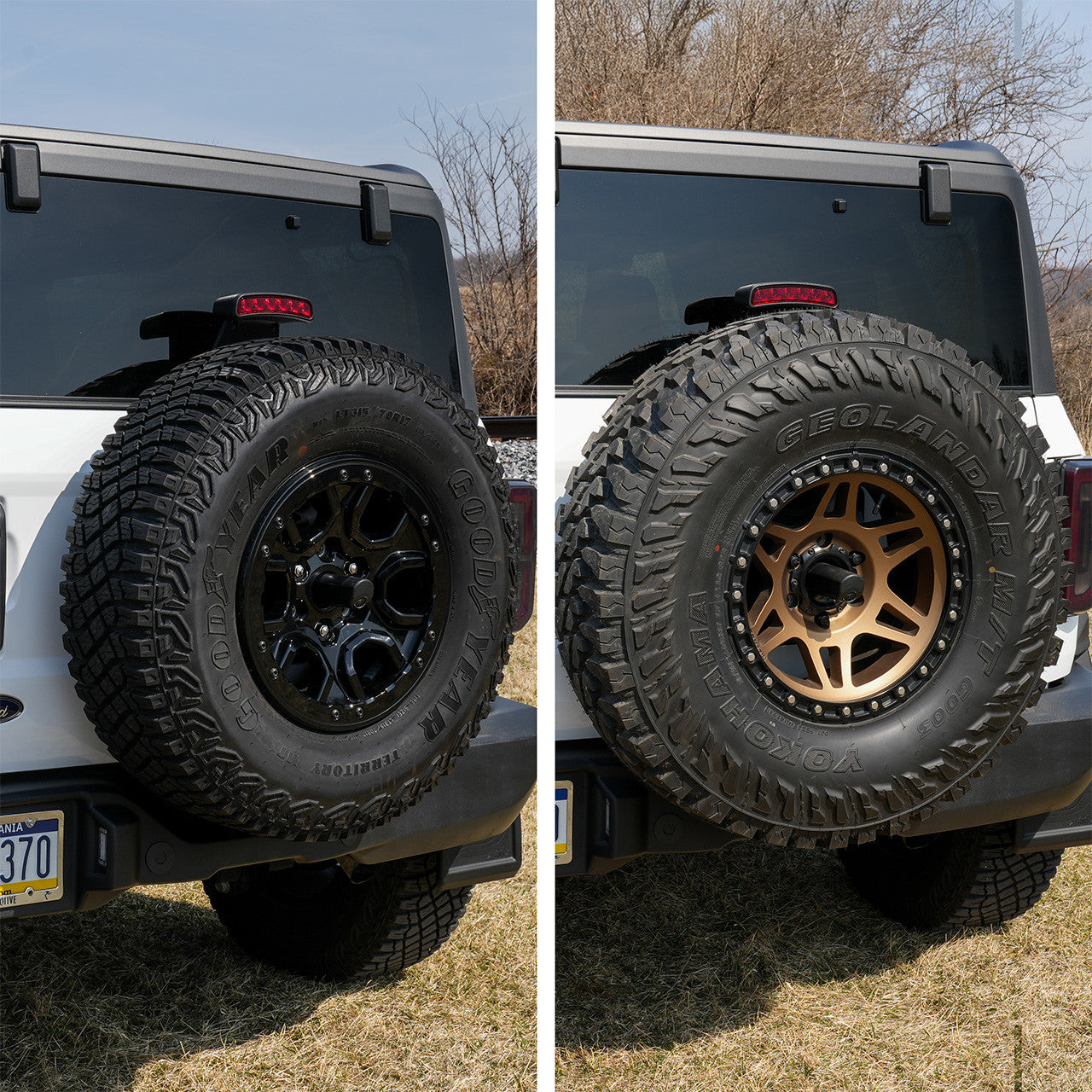 IAG Off-Road Third Brake Light Extension for 2021+ Ford Bronco - Comparison 1