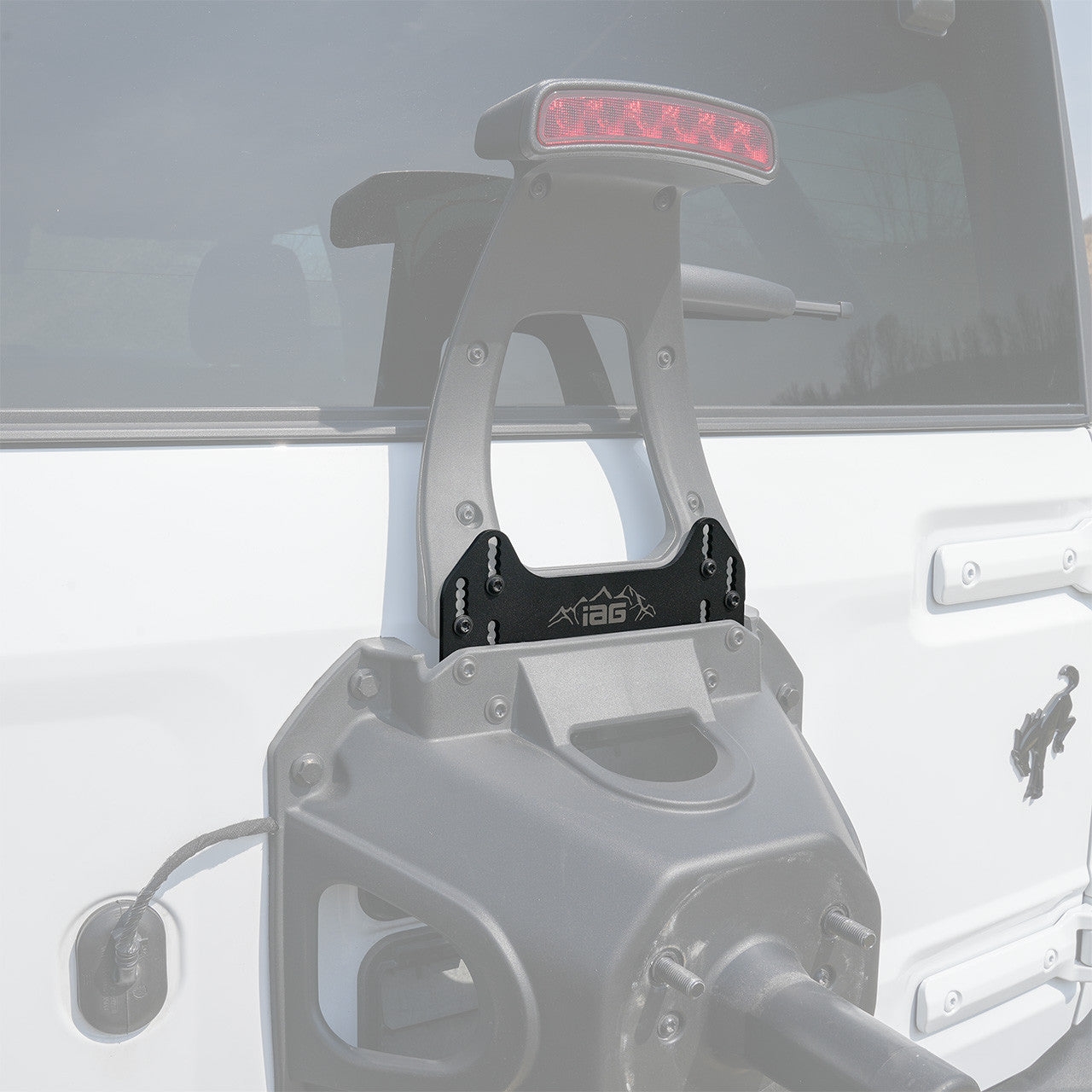 IAG Off-Road Third Brake Light Extension for 2021+ Ford Bronco - Installed