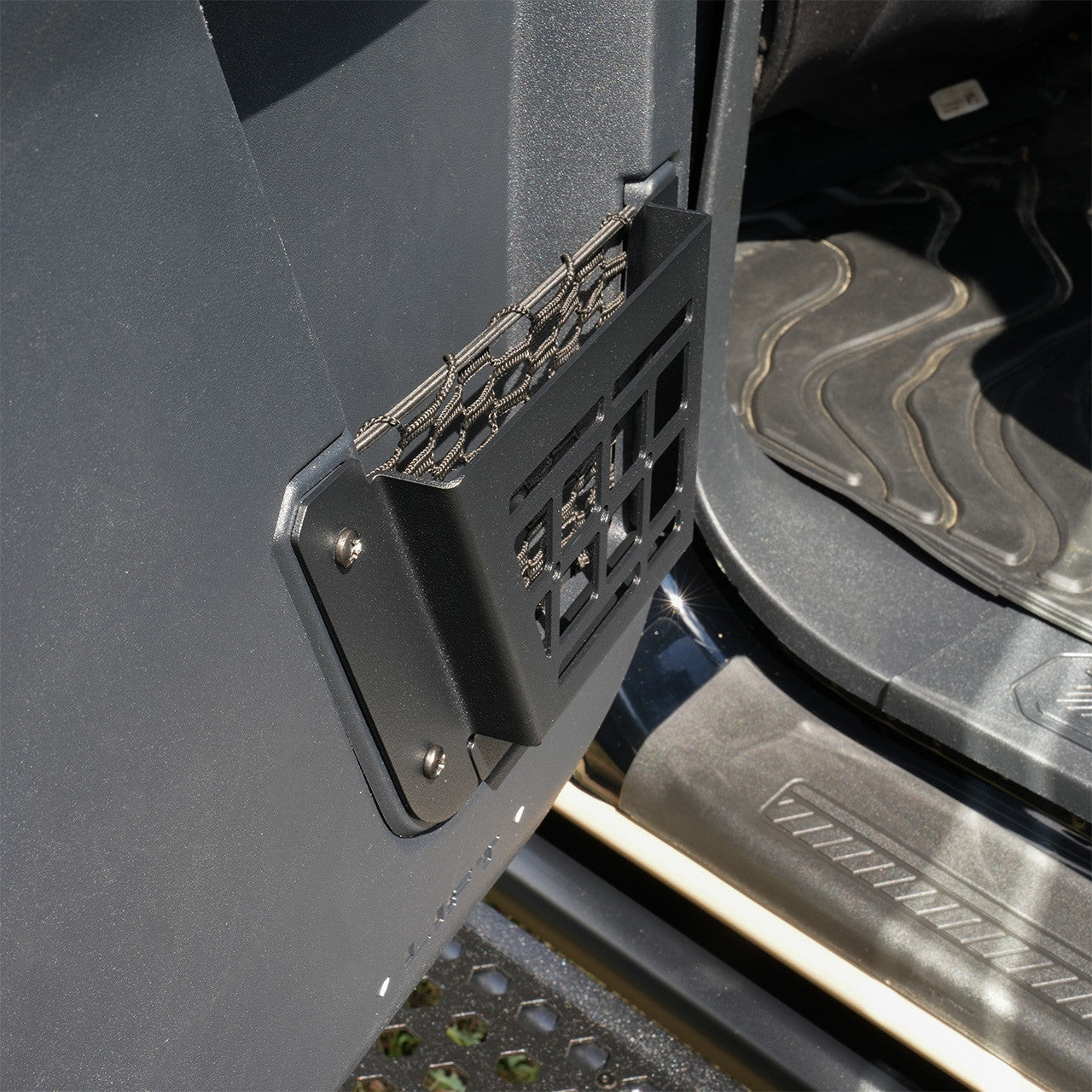 IAG Rear MOLLE Panel Door Pocket For 2021 + Ford Bronco Four Door - Installed 2