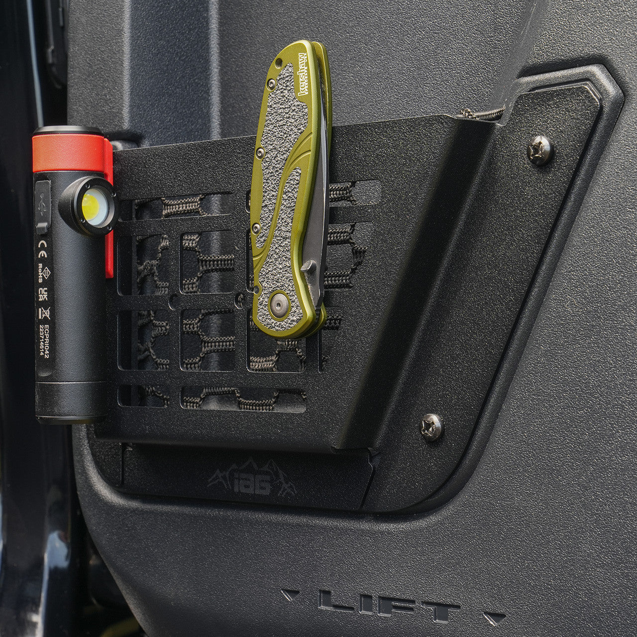 IAG Rear MOLLE Panel Door Pocket For 2021 + Ford Bronco Four Door - Storage 