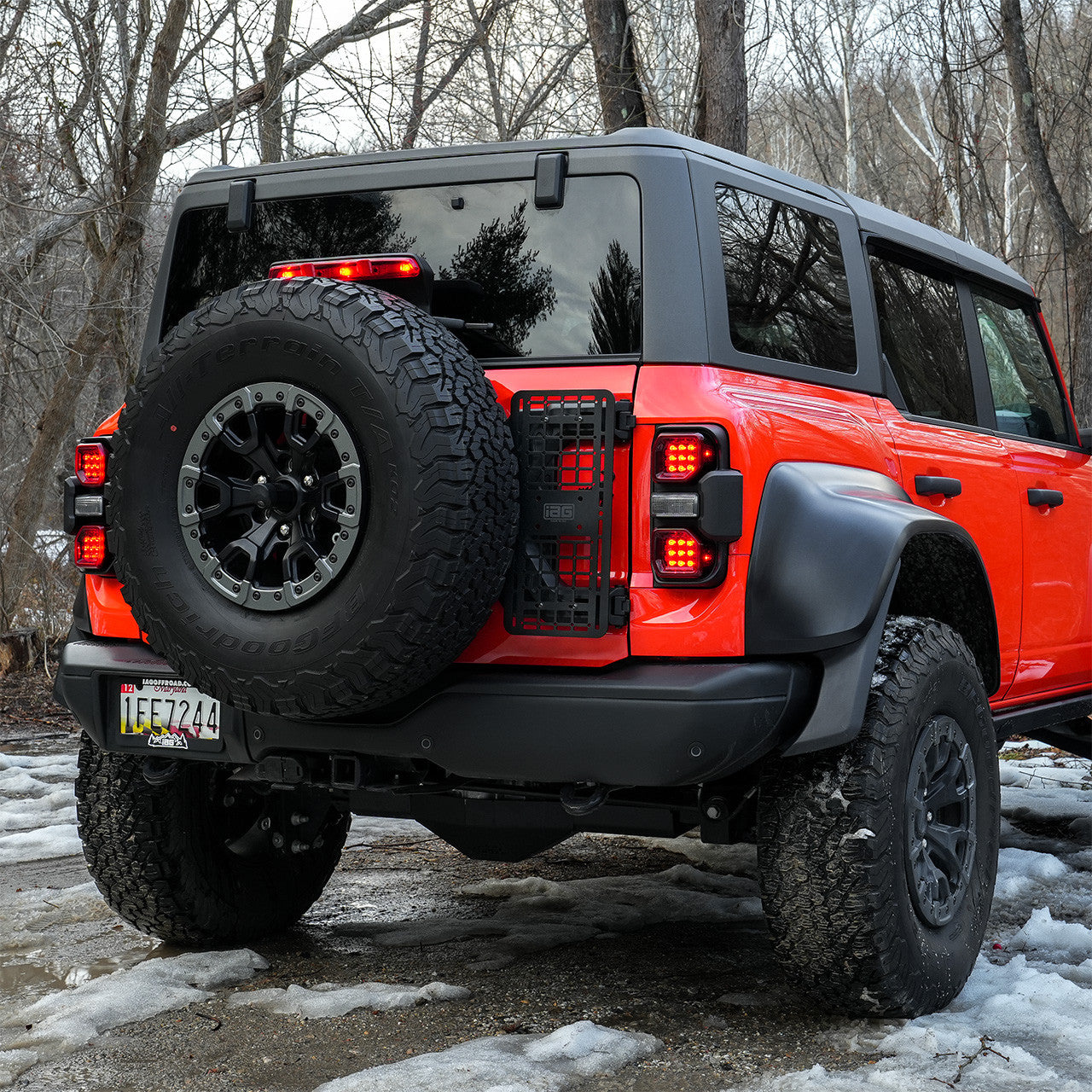 IAG Off-Road Tailgate MOLLE Panel For 2021+ Bronco with IAG X-Brace® - Installed 1