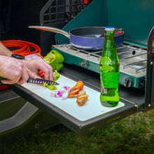 IAG Multilevel Tailgate Table with Cutting Board for 2021+ Ford Bronco - Cutting Food