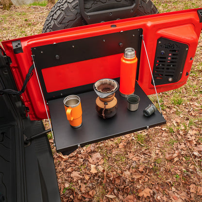 IAG Off-Road Base Camp Tailgate Table For 2021+ Ford Bronco - Installed 1