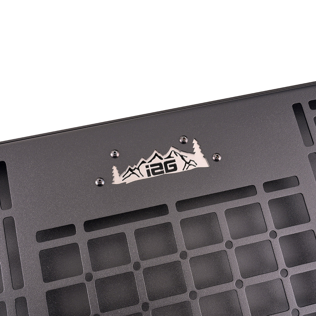 IAG Off-Road Base Camp Tailgate Table For 2021+ Ford Bronco - Logo Close-up
