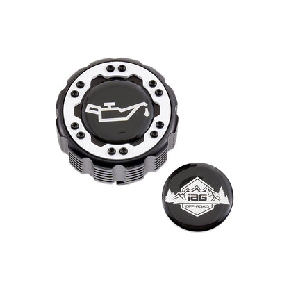 IAG Off-Road Beadlock Oil Cap For 2021+ Ford Bronco, 15+ F-150, 19+ Ranger - White