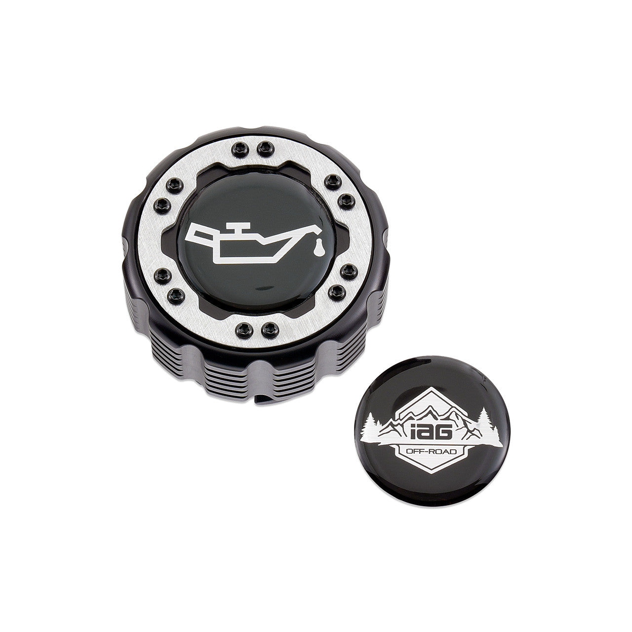 IAG Off-Road Beadlock Oil Cap For 2021+ Ford Bronco, 15+ F-150, 19+ Ranger - Aluminum