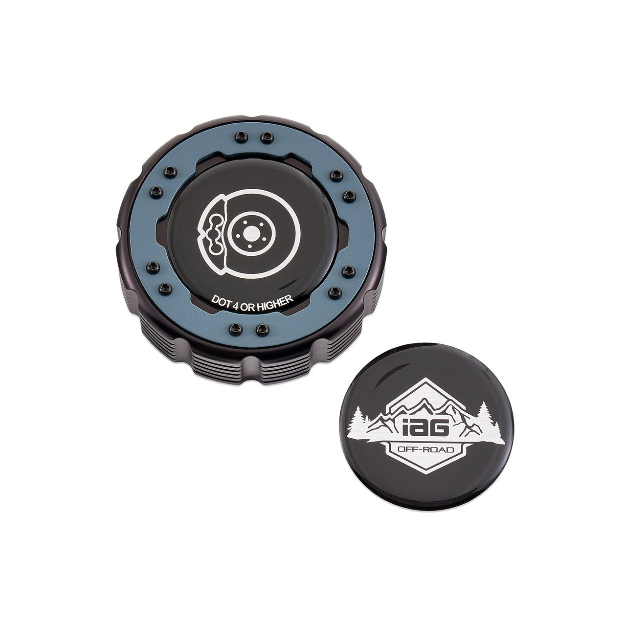 IAG Off-Road Beadlock Brake Master Cylinder Cap For 2021+ Ford Bronco, 15+ F-150, 19+ Ranger, 22+ Maverick