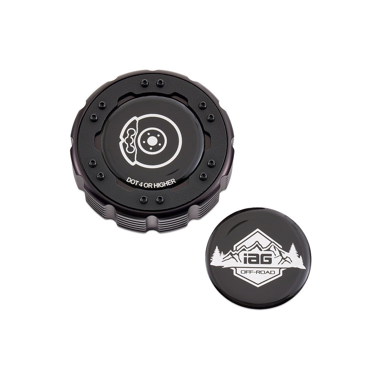 IAG Off-Road Beadlock Brake Master Cylinder Cap For 2021+ Ford Bronco, 15+ F-150, 19+ Ranger, 22+ Maverick