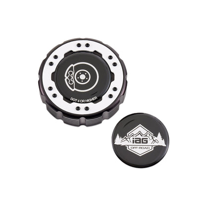 IAG-Off-Road Beadlock Brake Master Cylinder Cap For 2021+ Ford Bronco, 19+ Ranger - White Cap