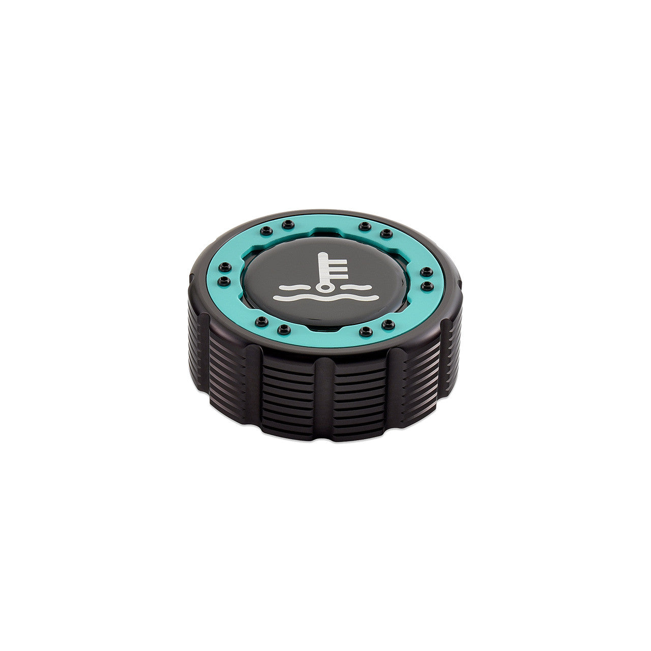 IAG Off-Road Beadlock Coolant Cap For 2021+ Ford Bronco, 15+ F-150, 19+ Ranger - Teal
