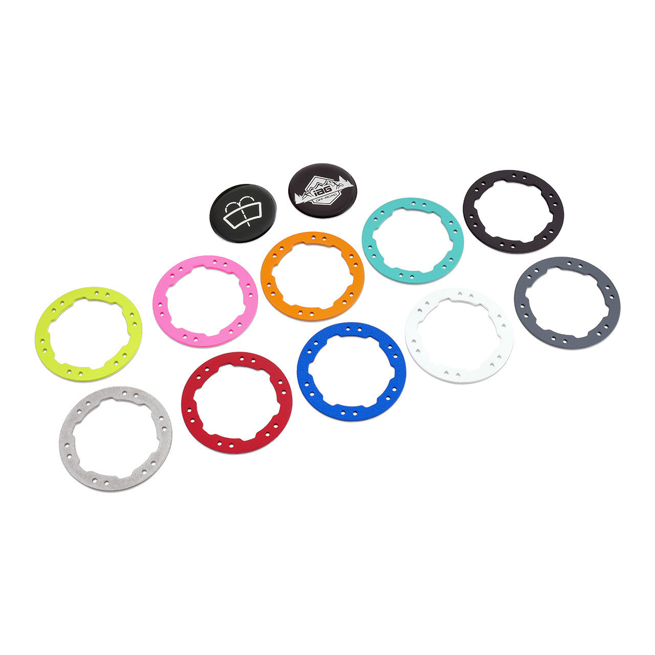 IAG Off-Road Beadlock Washer Fluid Cap For 2021+ Ford Bronco, 24+ Ranger - Color Ring Choices