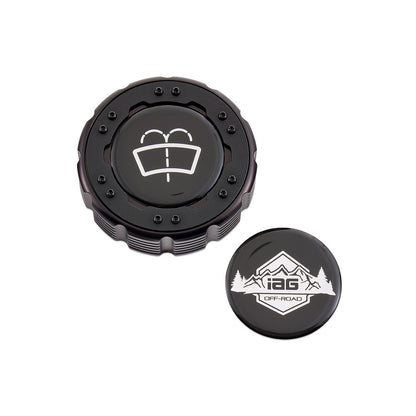 IAG Off-Road Beadlock Washer Fluid Cap For 2021+ Ford Bronco, 24+ Ranger - Black