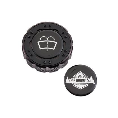 IAG Off-Road Beadlock Washer Fluid Cap For 2021+ Ford Bronco, 24+ Ranger, 22+ Maverick